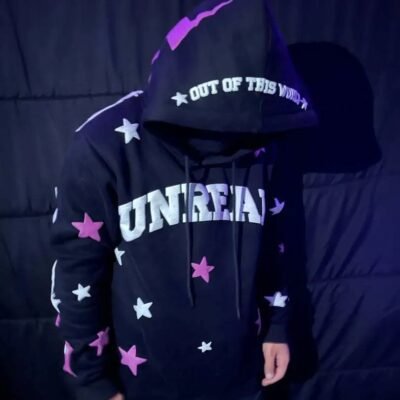 100% Cotton Heavy Weight Puff Print Hoodie