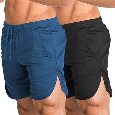 Gym Workout Shorts Quick Dry Sports Training Shorts with Pocket