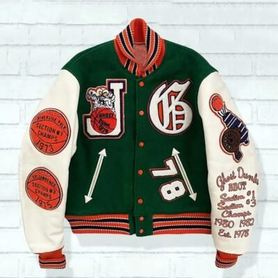 embroidery baseball varsity jacket