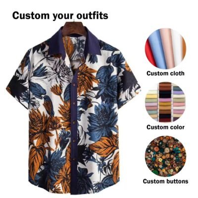 Men's Hawaiian Shirts-2