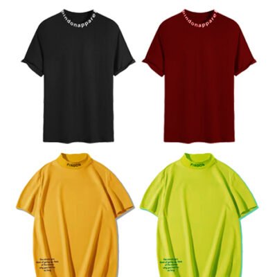 Custom Mock Neck T-shirts