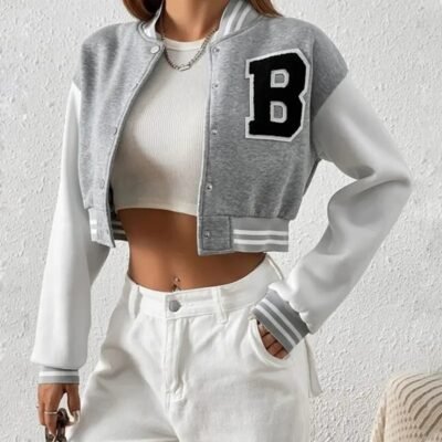 Womens Letterman Varsity Jacket