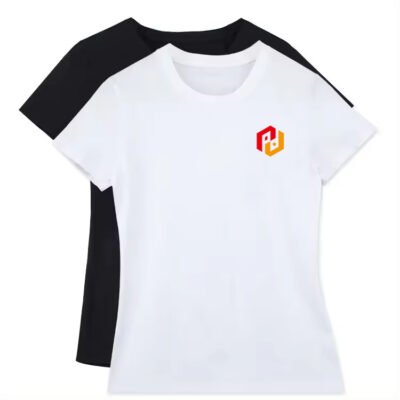 white printing T-shirts