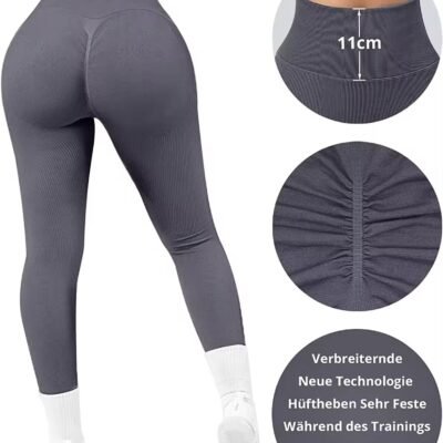 High Waist Scrunch Butt Seamless Leggings